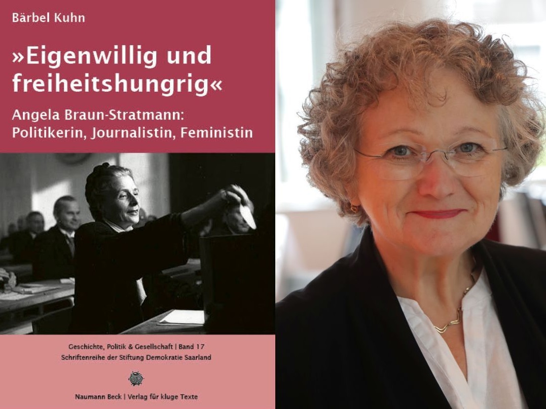 Lesung Prof. Dr. Bärbel Kuhn: „Eigenwillig und freiheitshungrig – Angela Braun-Stratmann: Politikerin, Journalistin, Feministin“ am 16.5.2024
