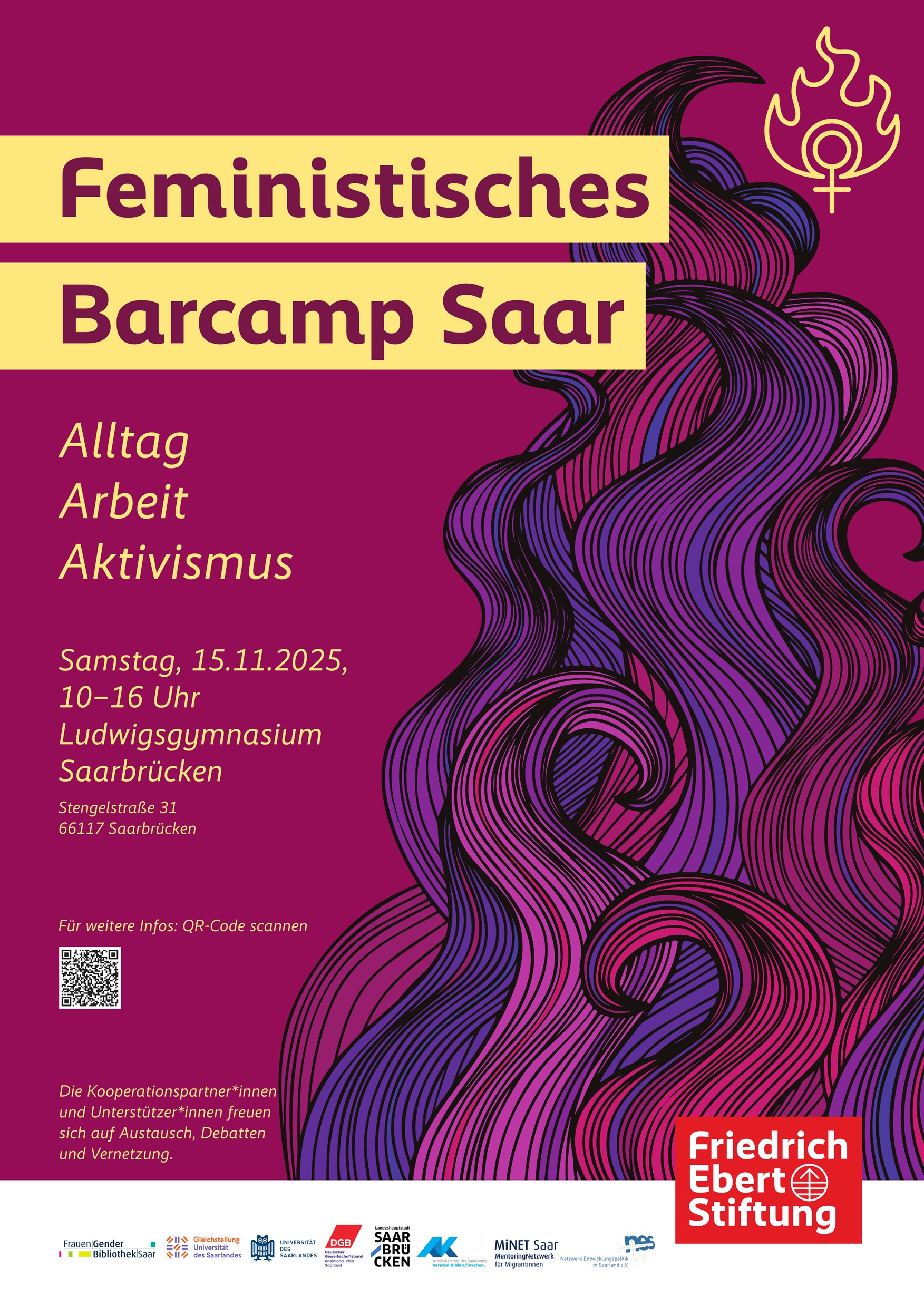 Feministisches Barcamp Saar am 15.11.2025