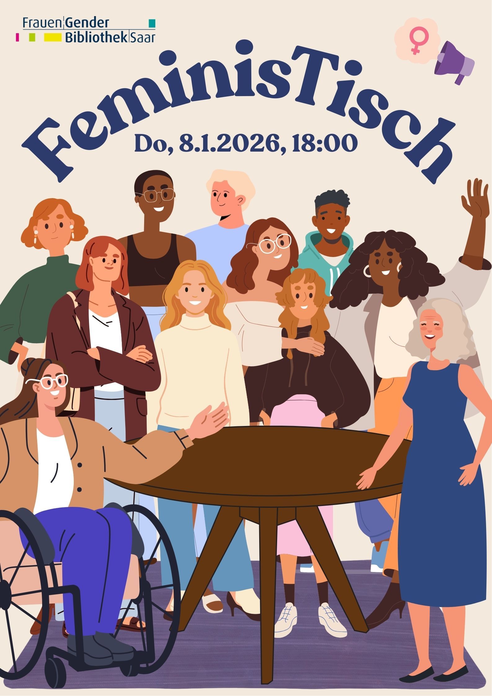 After Work „FeminisTisch“ am 8. Januar 2026