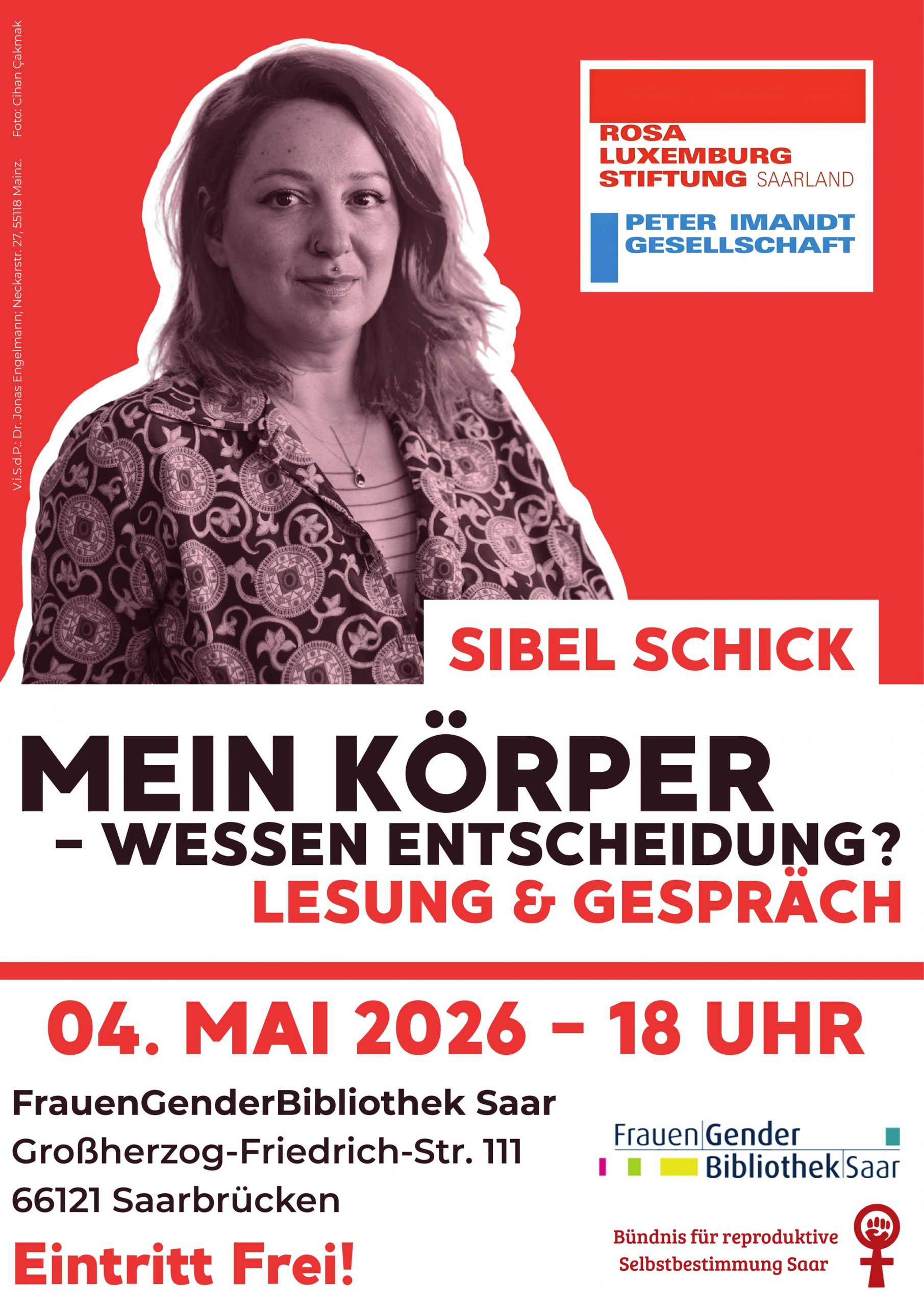 Lesung „Mein Körper – wessen Entscheidung?“ am 4. Mai 2026